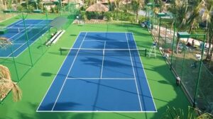 Sân tennis được chủ đầu tư Vũng Tàu Regency thiết kế tiêu chuẩn quốc tế, an toàn cao