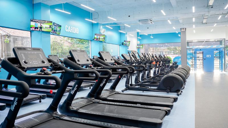 Không gian phòng gym hiện đại Vũng Tàu Regency